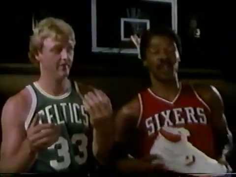 no Puede ser calculado Orientar Converse Commercial with Larry Bird and Dr. J (1985) - YouTube