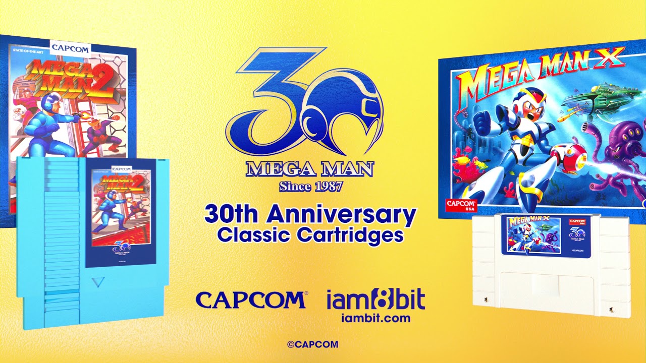 Mega Man 30th Anniversary Getting Limited Edition Cartridges