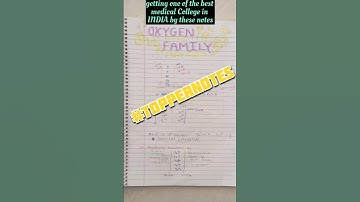 P-BLOCK OXYGEN FAMILY SHORT NOTES|| FOR NEET/JEE|| #jee #neet #pw #shortnotes
