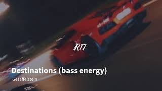 Destinations bass energy Gesaffelstein