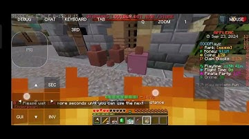 hacker in warp PvP apple mc