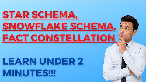 What is Star schema, Snowflake Schema and Fact Constellation? Schemas in Data Warehouse Design!!