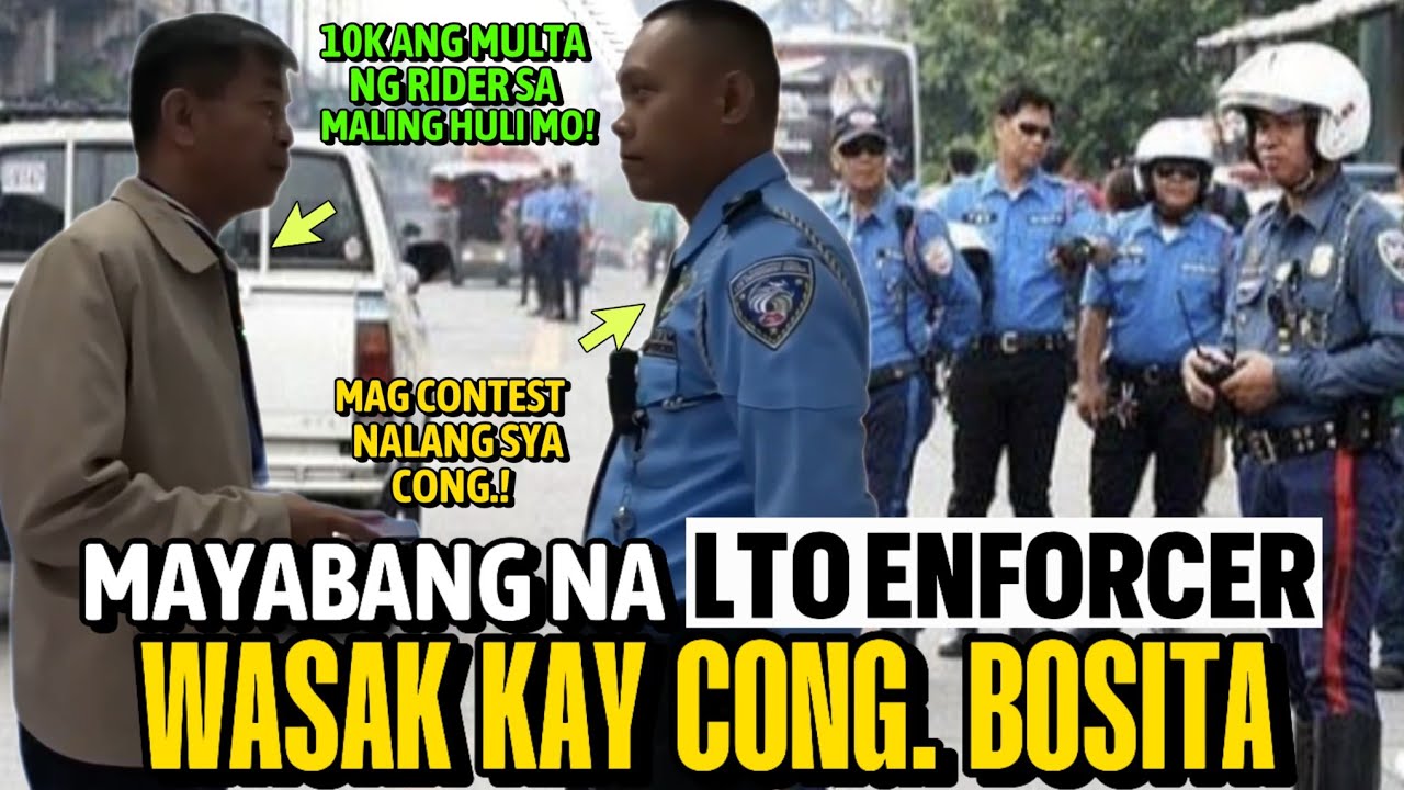 LTO DIRECTOR PINAG-TANGGOL ANG ENFORCER AT MATAPANG NA PUMALAG KAY CONG. BOSITA