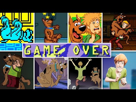 Evolution Of Scooby Doo Games Death Animations Game Over Screens