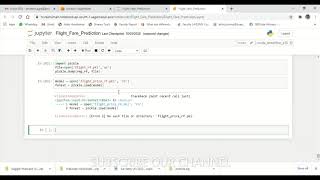ML USING AWS – BATCH 2 - DAY 20  – Flight Fare Prediction Project – Deployment using Flask -  Part 4