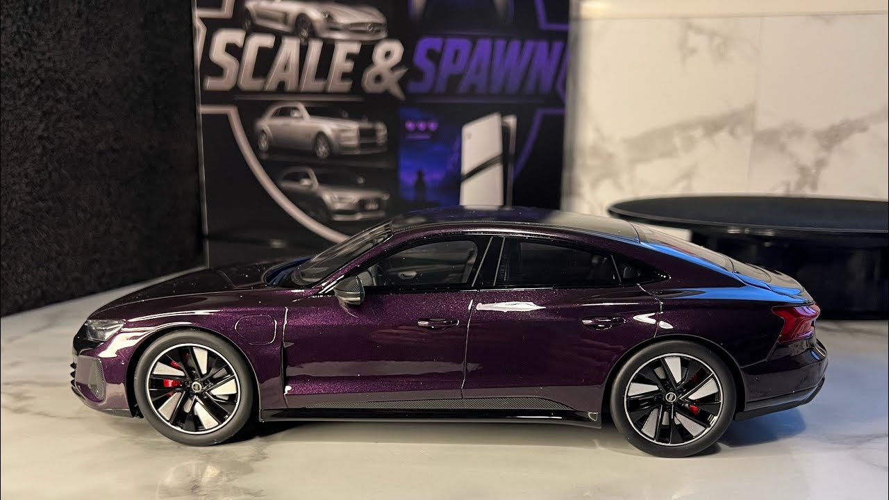 Unboxing the Audi RS E-Tron GT, Resin Model Car in 1:18 Scale by