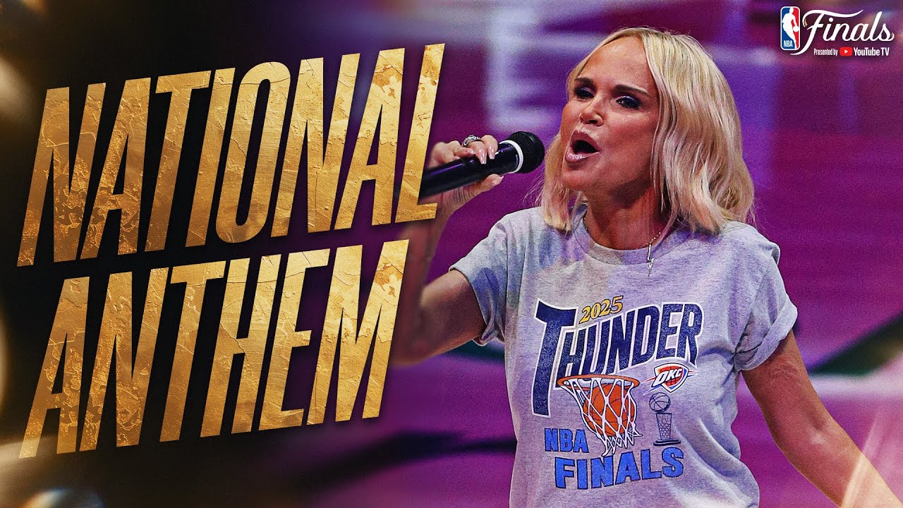 Kristin Chenoweth Performs The National Anthem | #NBAFinals presented by @youtubetv Kristin Chenoweth Performs The National Anthem | #NBAFinals presented by @youtubetv