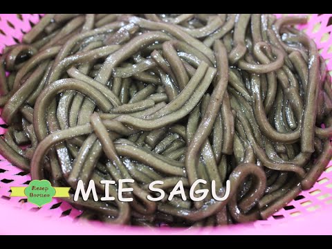 Cara Membuat Mie Dari Sagu Noodles from Sago Flour Recipe 