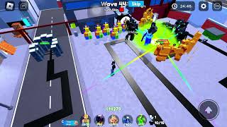 มาลองใช้Titan Clock man Roblox Toilet Tower Defense