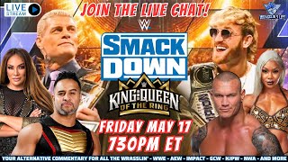 WWE Smackdown Live Stream - King & Queen of the Ring Continues (May 17, 2024) #wwe #wwesmackdown