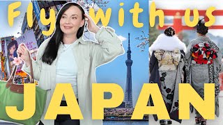 Japan Travel Vlog ep.2: Let's fly to Tokyo ⛩together !! ✈