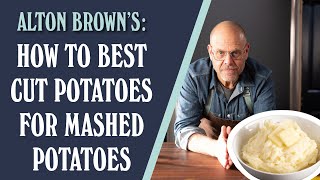 How To Best Cut Potatoes For Mashed Potatoes Youtube