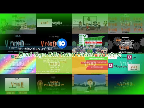 Final Sign Offs From Oldest To Latest A Near Three Hour Compilation Special JCTelevision 