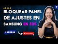 Cómo BLOQUEAR el PANEL de AJUSTES RÁPIDOS en SAMSUNG desde la PANTALLA BLOQUEADA en 30S