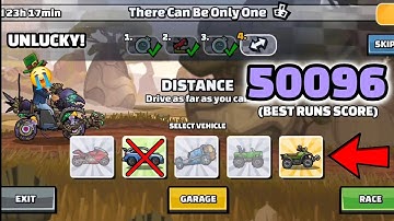 Hill Climb Racing 2 - 50096 POINTS BEST RUNS EXPECTED SCORE IN THERE CAN BE ONLY ONE TEAM EVENT