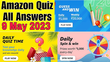 Amazon Quiz Answers Today | Amazon Daily Quiz Answers | Amazon Quiz Today | Technical Sachin