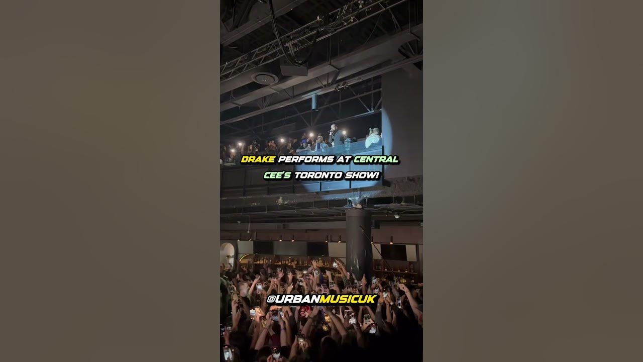Drake comes out at Central Cee’s Toronto show! 😀 …. #trending #drake