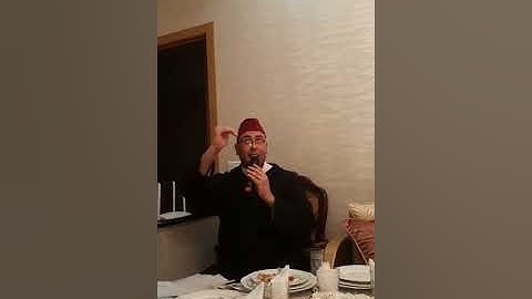 القارئ والمنشد محمد أمين شهيد في وصلة انشادية
