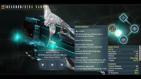 How to Kill 30 Enemy with 4 or more status effects .. INCARNON DERA 4TH CHALLANGE VWarframe