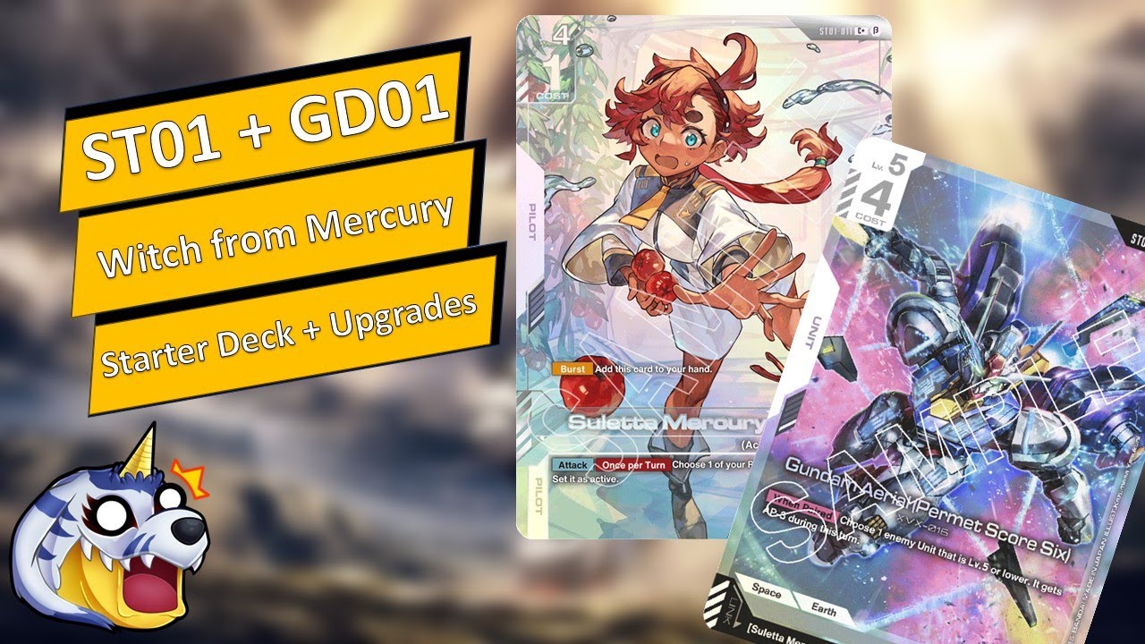 Witch from Mercury ST01+GD01 Deck Profile [Gundam Card Game] - YouTube