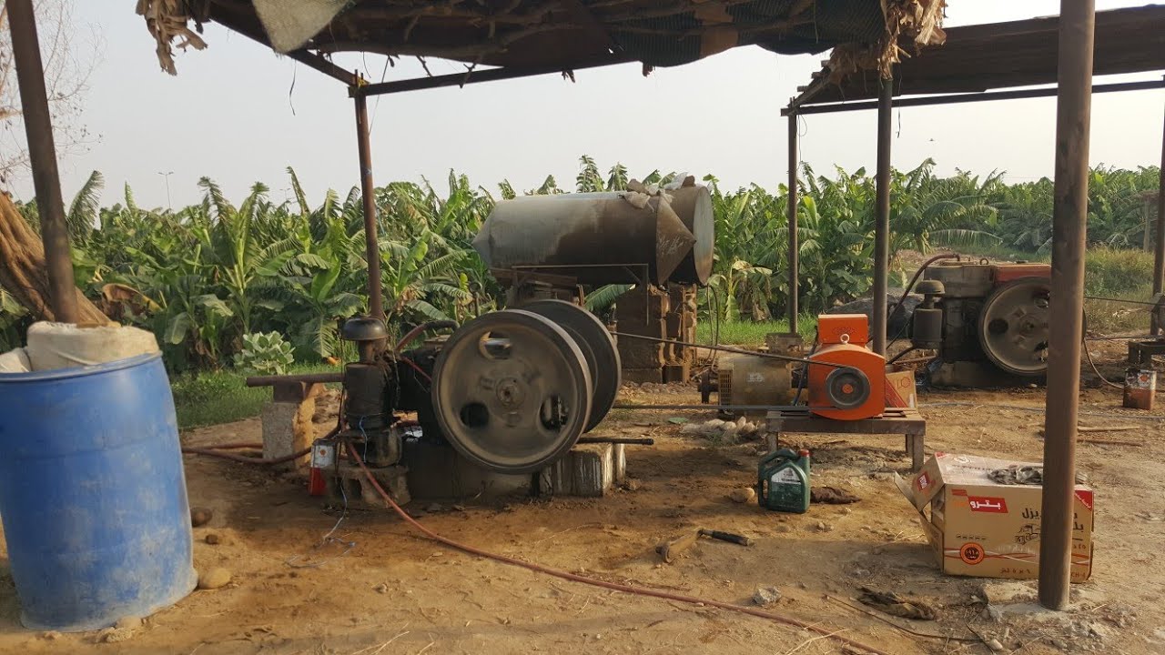Saudi Arabia Petter diesel engine tubewell / Saudi Arabia village