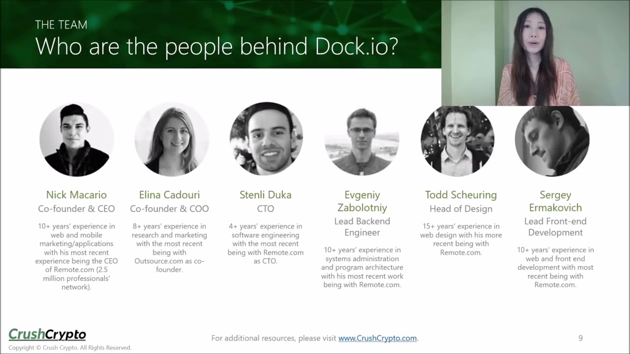 ICO Review - Dock io DOCK  - Go to the moon 2018