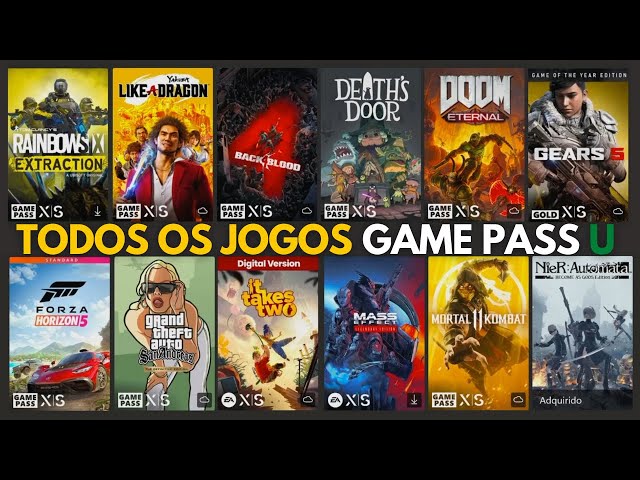 Lista Completa Atualizada! Todos os Jogos do XBOX GAME PASS