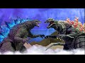 Legendary Godzilla vs Godzilla Ultima an Epic Battle Stop Motion