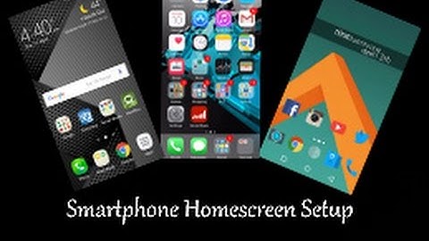 Smartphone Homescreen Setup - Episode #3