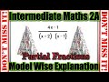Intermediate 2nd year 2a 7th chapter partial fractions models for public