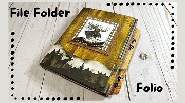 🍁File Folder Folio | 6x6 Paper | File Folder Book (Giveaway Ended)