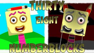 3️⃣8️⃣ Sprunki OC THIRTY EIGHT (FROM NUMBERBLOCKS) phase 1-2 X #emoji 😳