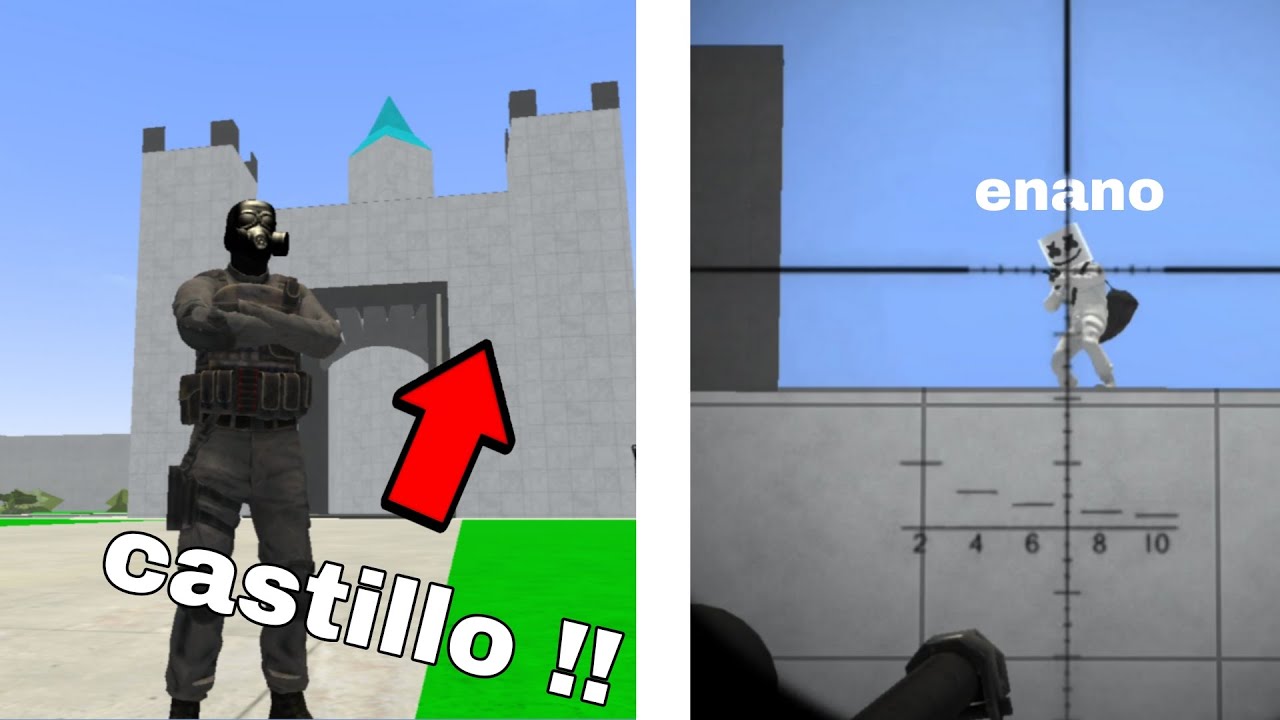 Atacando el castillo de enano en Los Angeles Crimes Online 