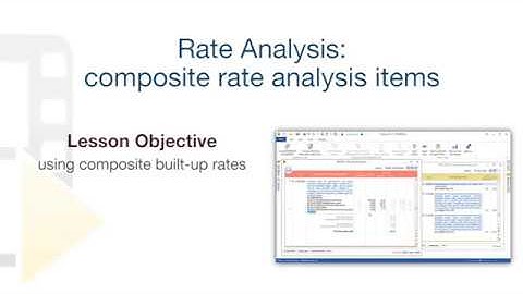 PriMus Tutorial - Rate Analysis: Included build-ups - ACCA software