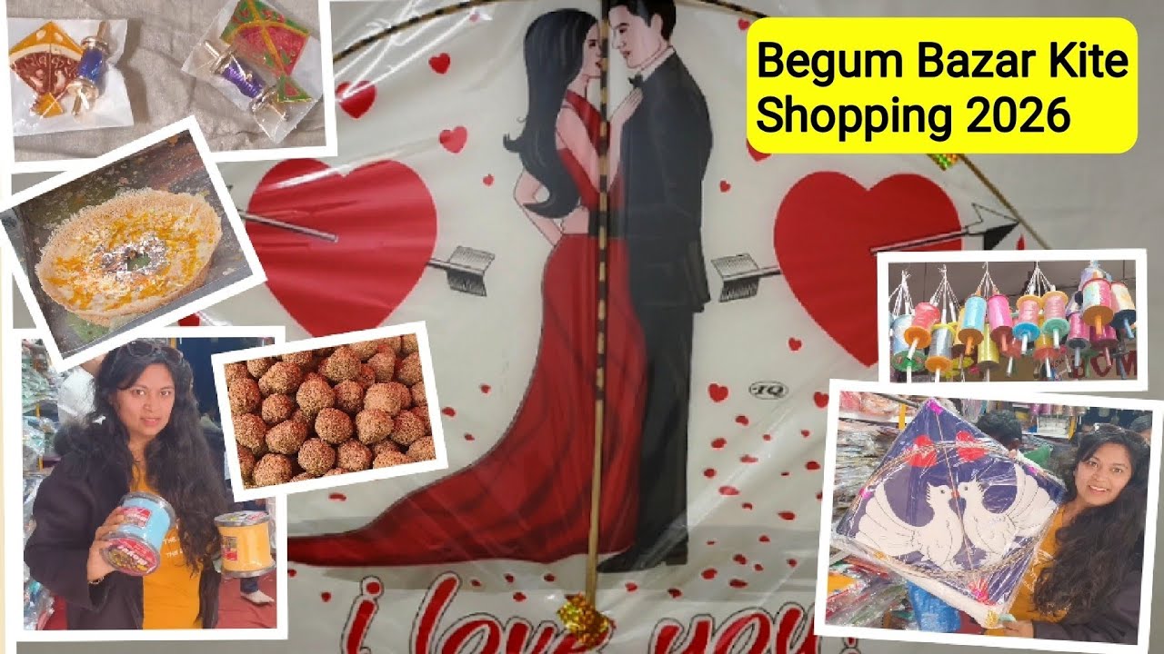Begum Bazar Wholesale & Retail Kite Shop 2026 🪁 Sankranti Kite Shopping 2026 🪁 संक्रांति स्पेशल पतंग
