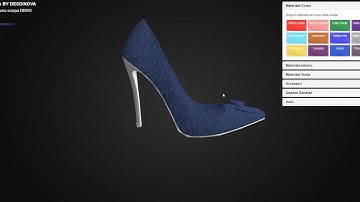 Desdinova WebGL Engine - Techdemo v0.4 - Shoes online configurator