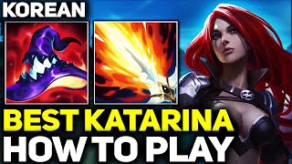 How to Play Korean Katarina Gameplay - RANK 1 BEST KATARINA IN THE WORLD | League of Legends