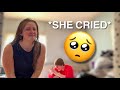 Making fun of my girlfriend prank she cries