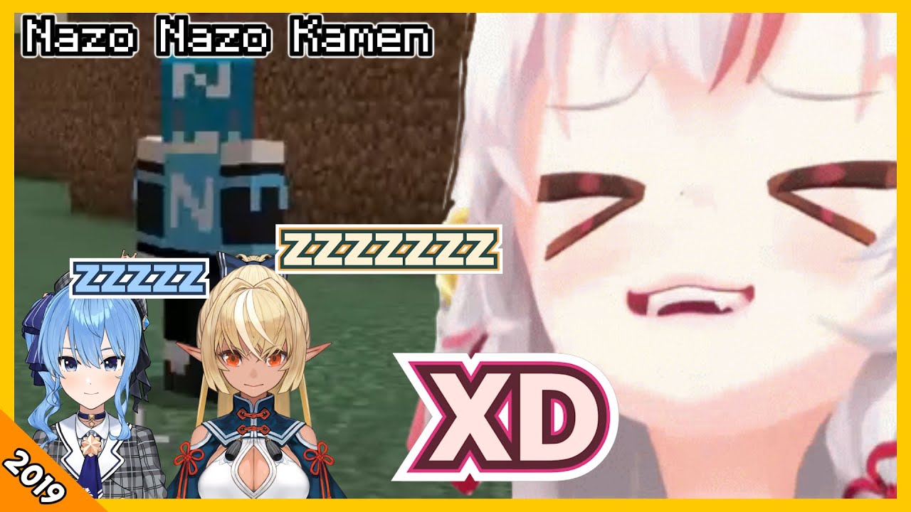 Ayame se enfrenta al legendario Nazo Nazo Kamen [Hololive Sub Español]