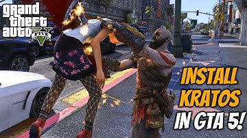 How to Install KRATOS (God of War) Mod In GTA V (2025) GTA 5 MODS