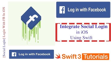 Login with facebook IOS | Swift 3 | Facebook Swift SDK