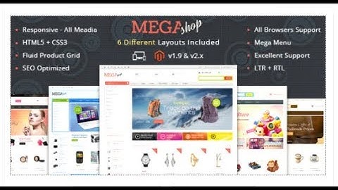 Mega Shop - Responsive Magento 1 & 2 Theme | Themeforest Download