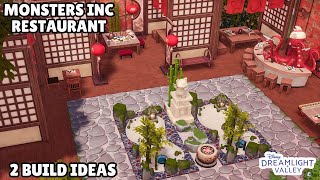 2 MONSTER'S INC RESTAURANT IDEAS//INTERIOR & EXTERIOR//SUSHI RESTAURANT//DISNEY DREAMLIGHT VALLEY