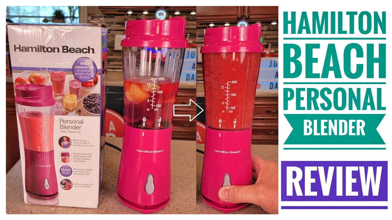 Hamilton Beach Personal Smoothie Electric Blender 