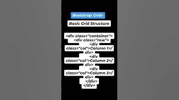 "Building a Basic Grid with Bootstrap: Easy Multi-Column Layouts!"