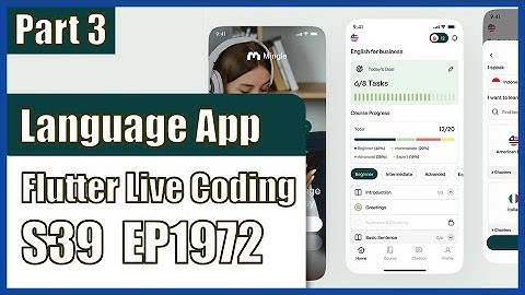 [Flutter] Flutter Live Coding EP1972 (Language Learning App Part 3)