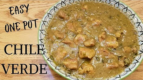 Facile ricetta del Chili Verde in un solo pentolino | Senza tomatillos freschi!