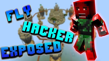 FLY HACKER EXPOSED?! Minecraft Hypixel Skywars #22