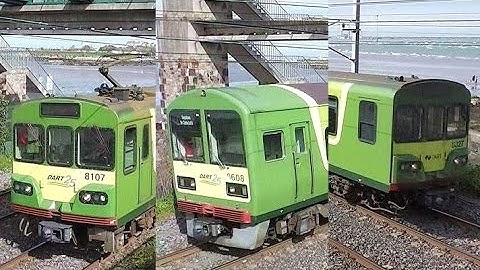 IE 8100, 8300 and 8500 Class Dart Trains - Salthill & Monkstown