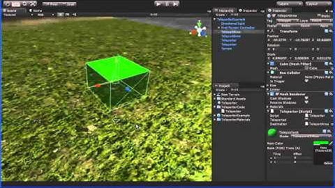Building a teleporter in Unity.